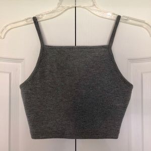 SALE!!!! Topshop Gray Crop Top